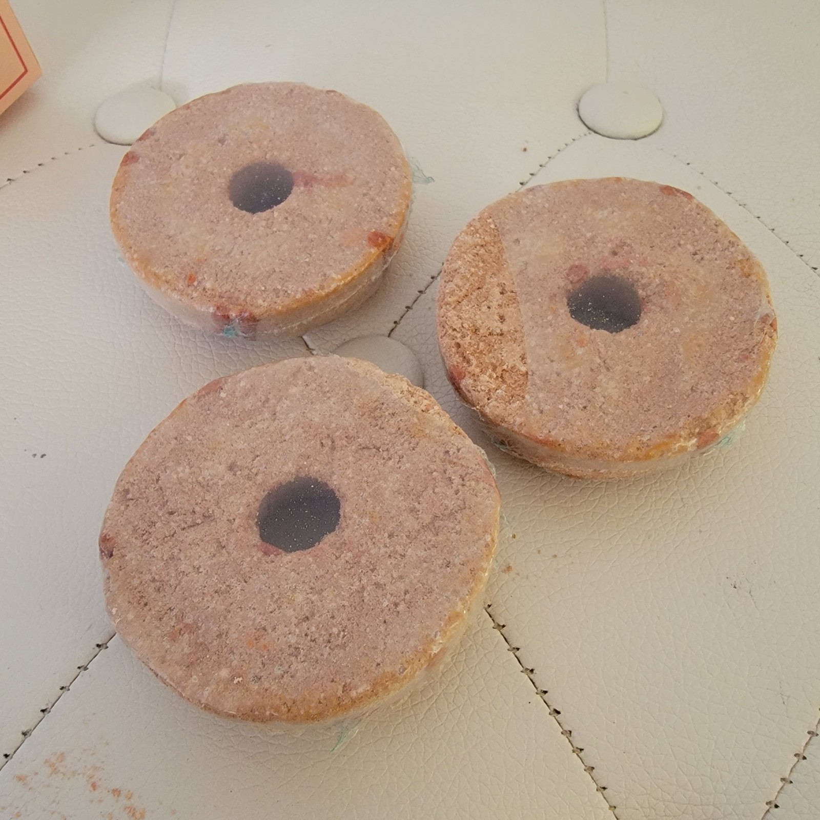 NCLA Beauty Anthropologie Pumpkin Apple Bath Treats Bath Bomb Set 3