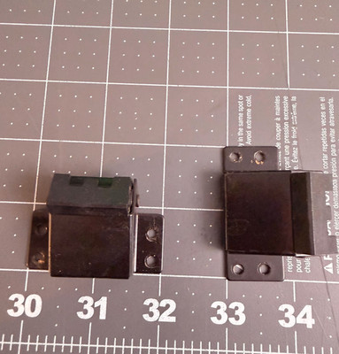 2 x Vtg Genuine MCS Panasonic BSR  Turntable Record Player Hinges