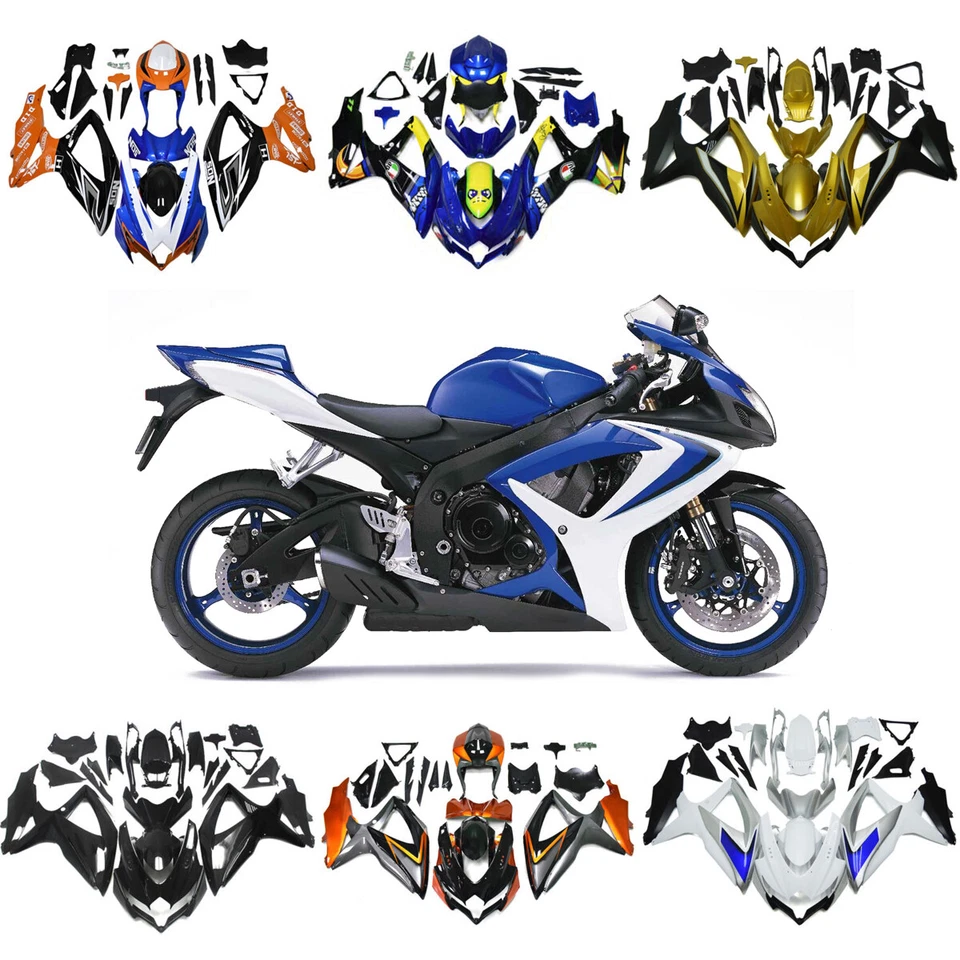Injection Fairings Kit For 2008-2010 Suzuki GSXR600 GSXR750 K8 Plastic Bodywork — 第 2/4 张图片