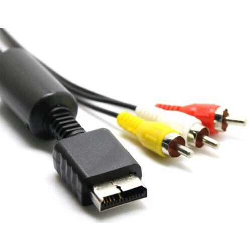 New 6 Feet RCA AV Audio Video Composite Cable Cord for Sony PS1 PS2 PS3 PS3 Slim - Image 3 of 4