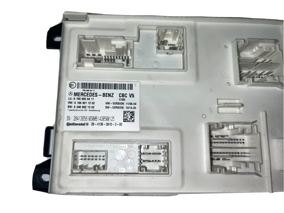 Mercedes Benz ML350 2014 Signal Activation Control Module 1669009411 Used - Image 2 of 4