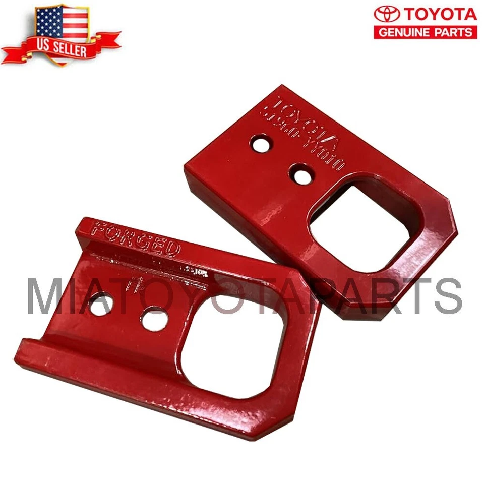 Ganchos de remolque delanteros originales Toyota 2025 4Runner Tacoma HV OEM PT974-35250 Foto 3 de 4