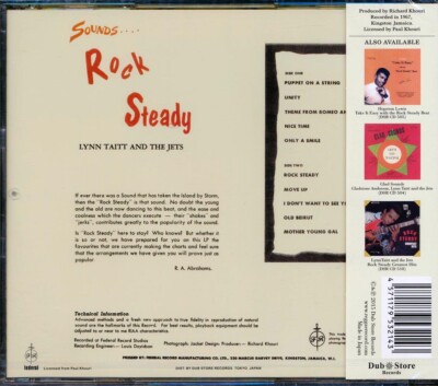 CD Lynn Taitt & The Jets - Sounds Rock Steady | eBay