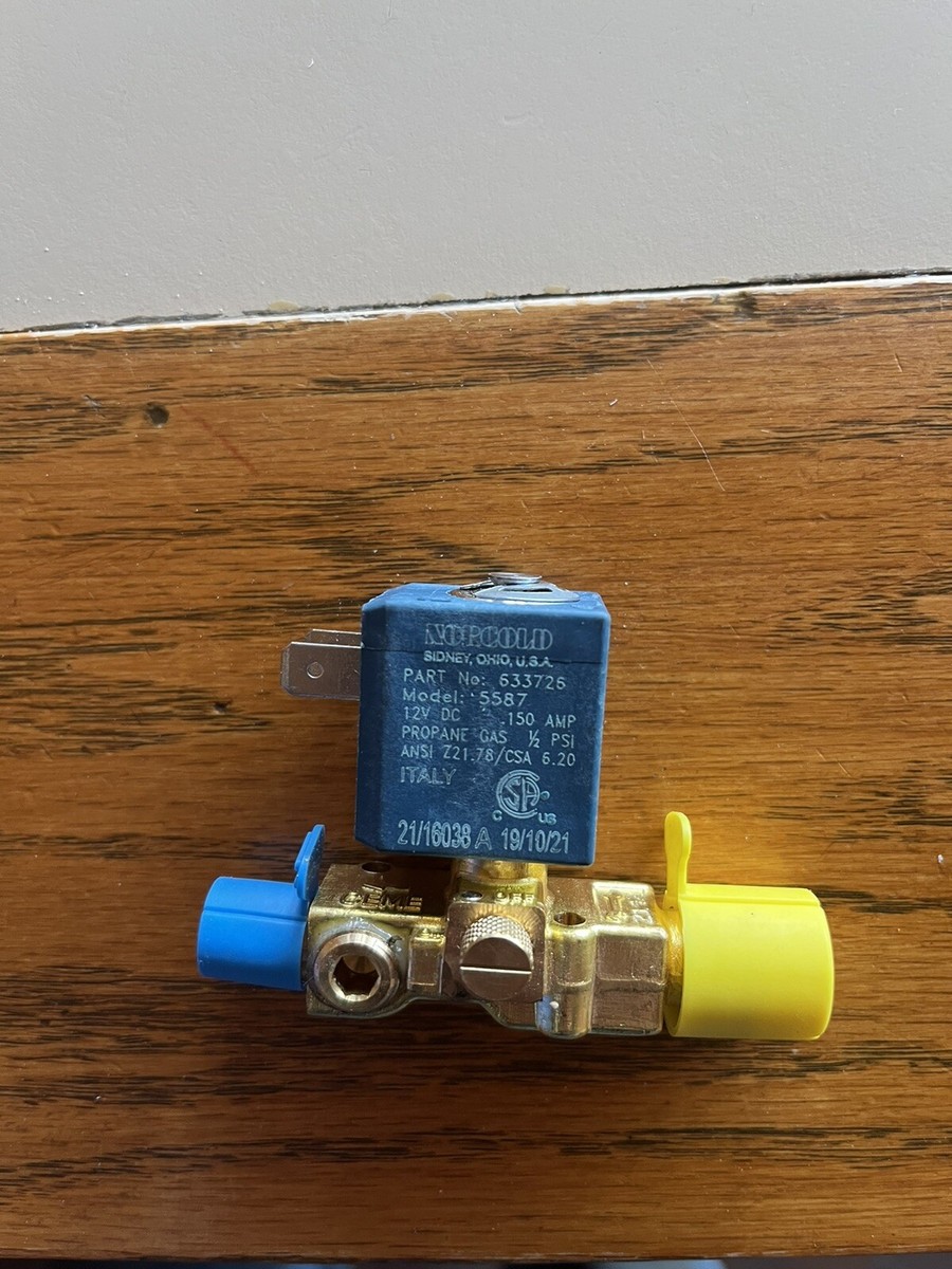 てるこ Norcold 633726 Refrigerator Gas Valve Assembly Model 5587 12V DC