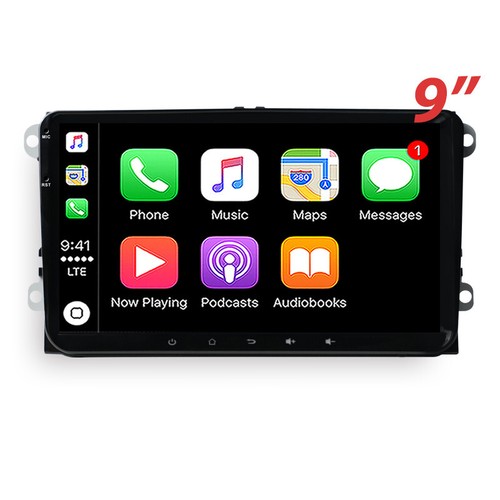 9" Wireless Carplay Android Auto Sat Nav Nakamichi For VW Caravelle EOS Golf - Foto 1 di 2
