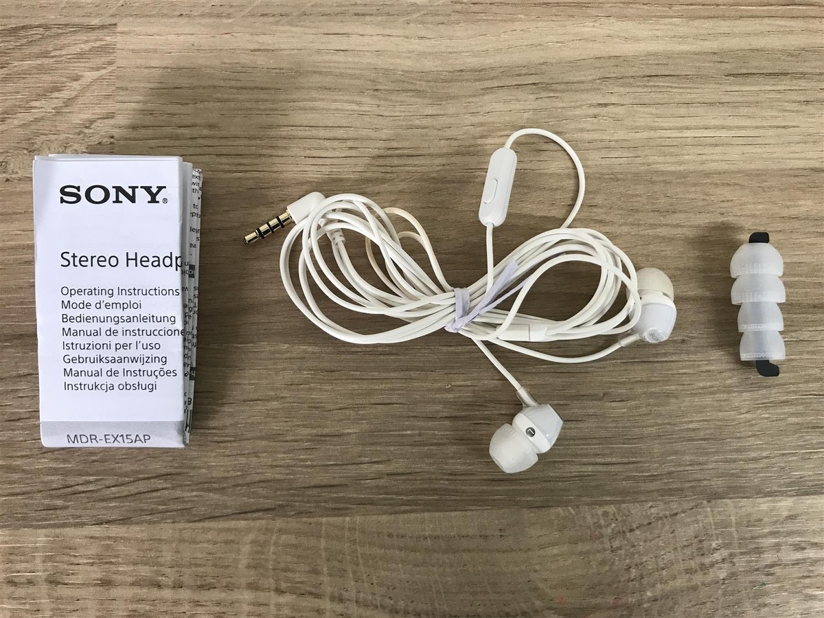 Sony Ex15AP Headphones Earphones build-in microphone Android