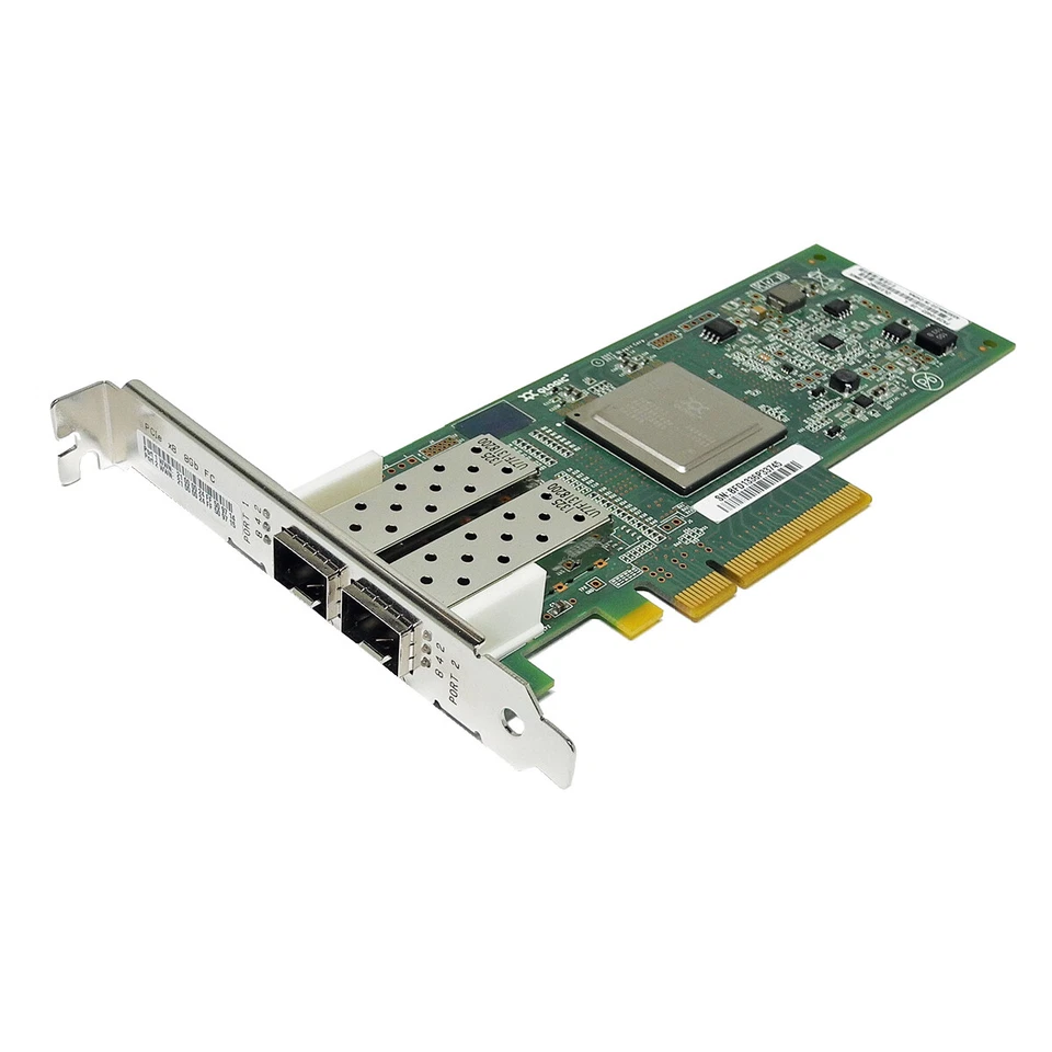 QLogic IBM QLE8142-IBMX FC Dual Port 10Gb PCIe x8 Network Adapter 00Y3274 - Image 2 of 3