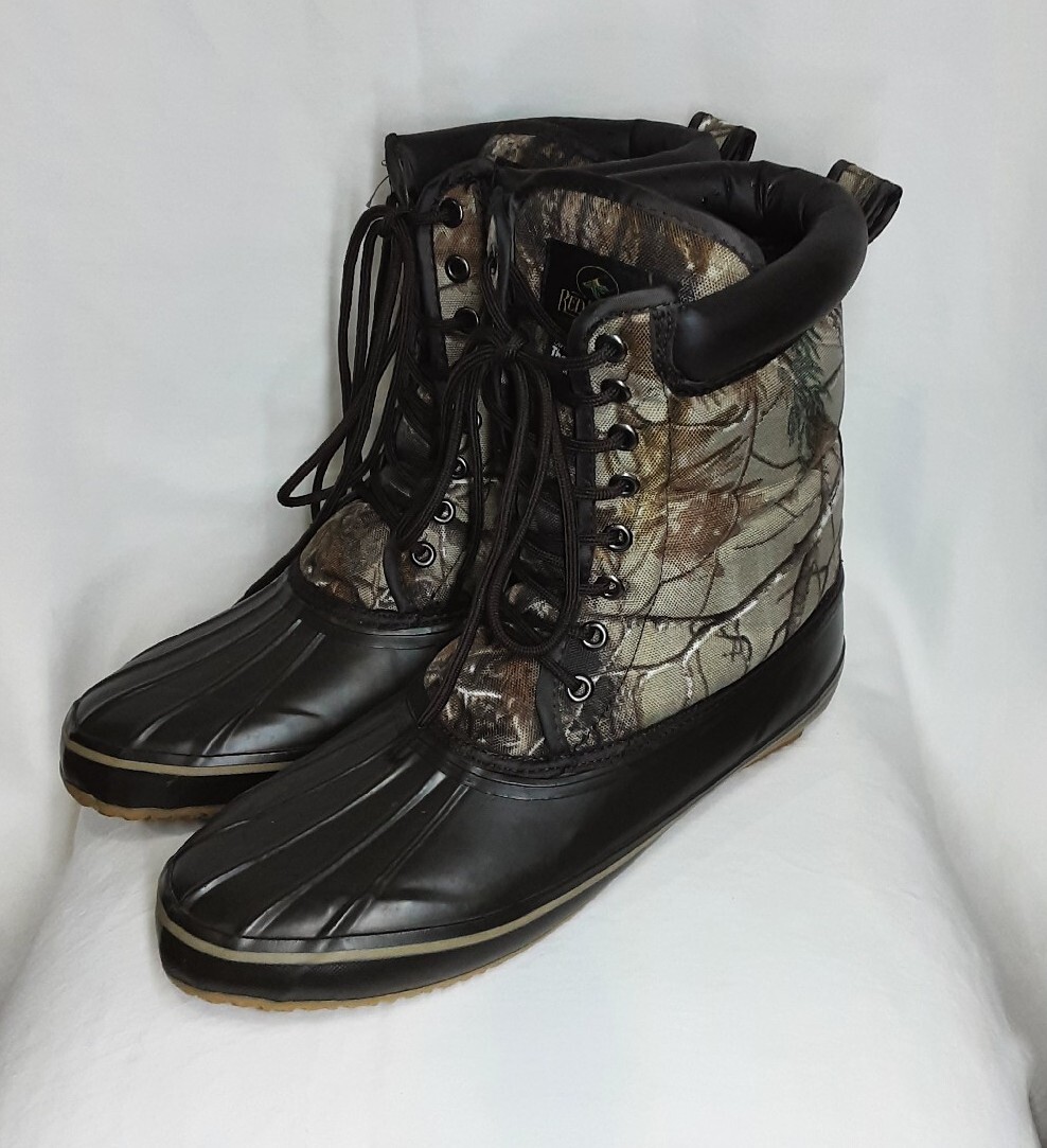 RedHead Duck Boots Thermolite Camouflage Boots Men's Size 12