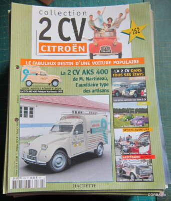 CITROEN 2CV COLLECTION HATCHET BOOKLET N° 162 ~ LA 2 CV AKS 400