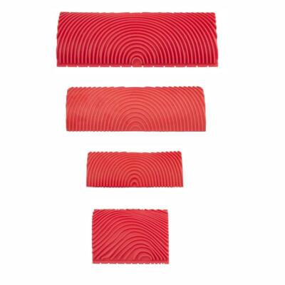 4 Pieces Wood Graining ToolWood Grain Tool Rubber Wood Pattern Graining Knu