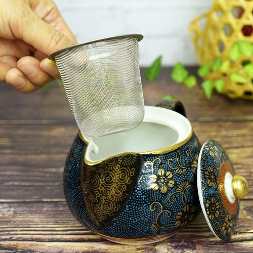WAZANOKURA Teapot Kutani Ware Made in Japan Tea strainer included New - Picture 5 of 8