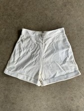 Handmade White Vintage Shorts
