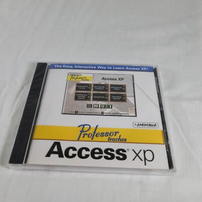 PROFESSOR TEACHES ACCESS 2002 SOFTWARE DISC COMPLETE (6)