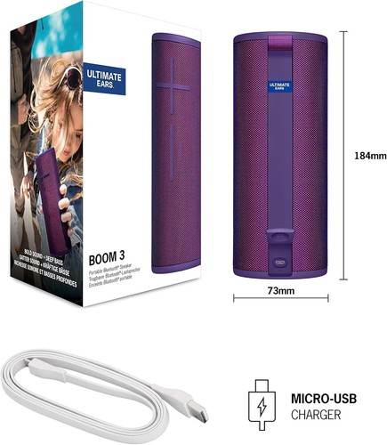 Ultimate Ears Boom 3 Wireless Bluetooth Speaker Bold Sound Deep Bass Waterproof - Picture 20 of 21