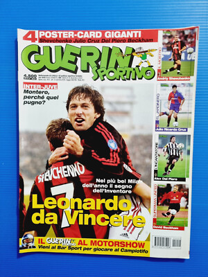 Guerin Sportivo N°44 2005 – Zanetti, Germania, Adriano – Vintage Football