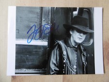Tony Joe White autograph signed 13x18 cm picture B/W