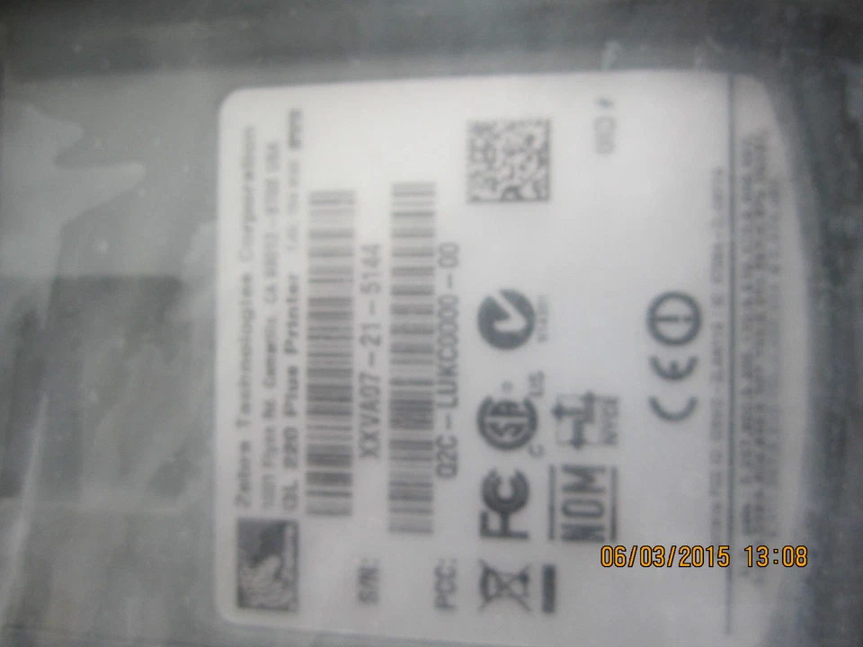 Zebra QL 220 Plus Mobile Thermal Printer Wireless 802.11  Q2C-LUCK0000-00 in Box - Image 3 of 3