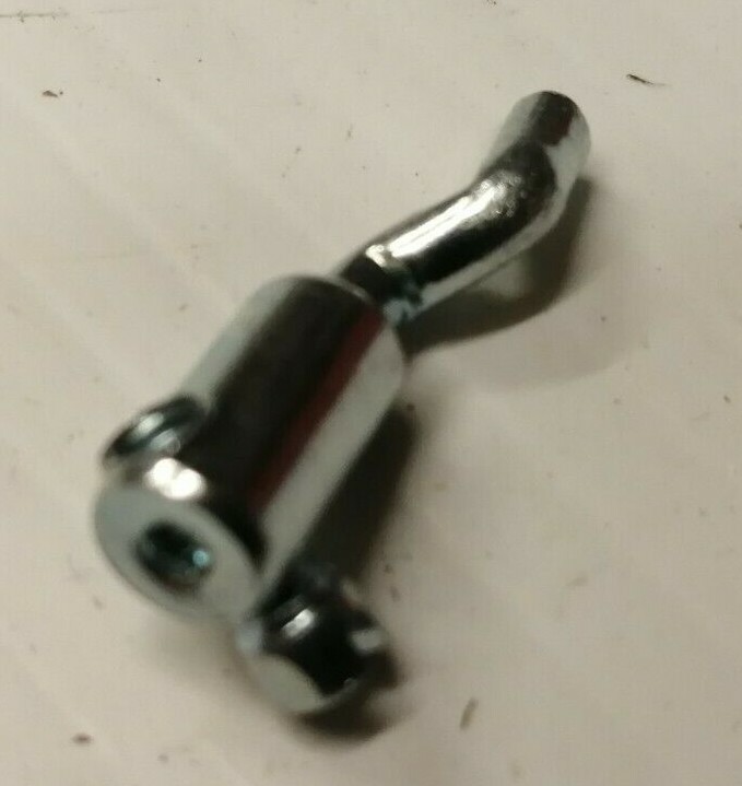 Lawnmower drive or throttle cable end repair "Z" fitting dog leg