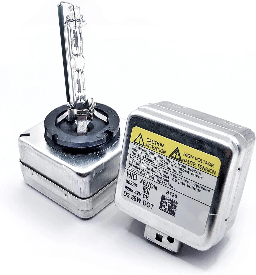 2x WKS Xenon D3S Bulb HID 6000k Headlight Light Lamp Burner High Low Beam Car - Image 2 of 2