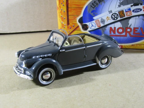 346S NOREV Hachette Panhard Dyxa X86 Cabriolet Open 1951 Grey 1:43 +Box