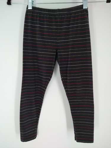 365 Kids Size 7 Girls Striped Stretch Pants 054 - Picture 2 of 3