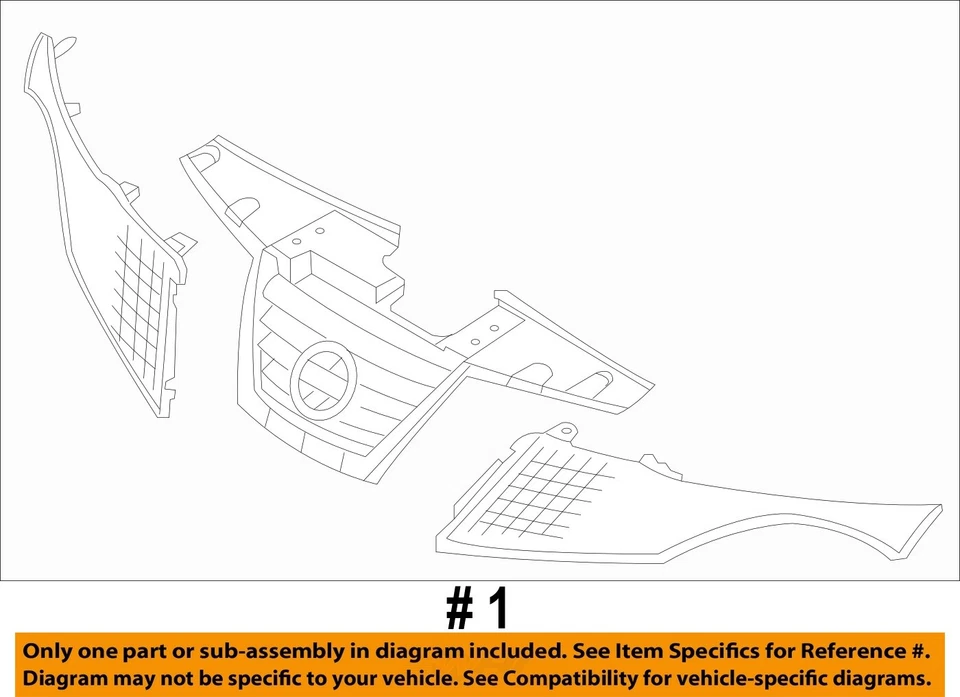 Parrilla superior usada se adapta a: Nissan Juke 2015 parachoques montado superior S grado superior A Foto 4 de 4