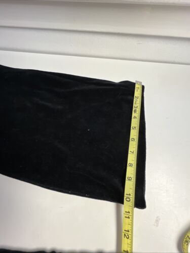 Urban Outfitters iets frans Pants Size Medium Black Velour Comfy Y2K 90s - 第 8/8 張圖片