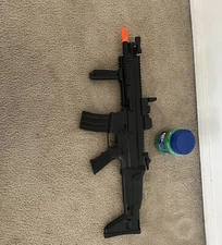 180 FPS Cyber&un FN Herstal SCAR-L Entry-Level Electric Airsoft AEG-Black READ!!