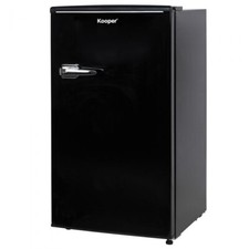 FRIGORIFERO VINTAGE RETRO' CON FREEZER MONOPORTA NERO DA 100 LT