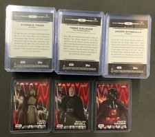 2024 Topps Chrome Star Wars Red Wave Complete Set 1-150