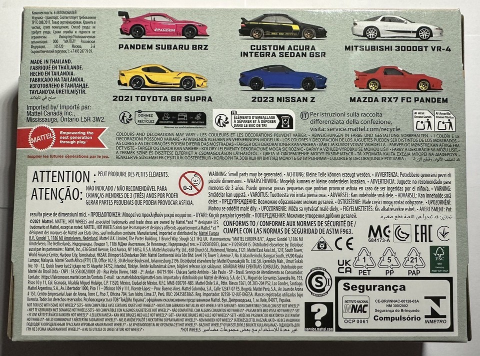 Hot Wheels 164 Japan Street Theme Multipack 6Car Set, HWV46979A eBay