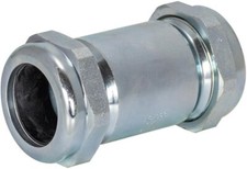 Eastman 1-1/4 in. x 4-5/8 in. Long Pattern Galvanized Steel Compression Coupling