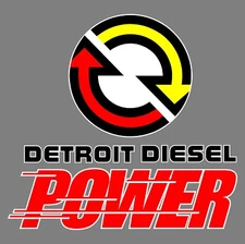 Detroit Diesel Power Logo Emblem Sticker Decal