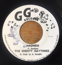 The Mighty Maytones Madness 45 rpm Vinyl 7" Reggae Dub GG Label