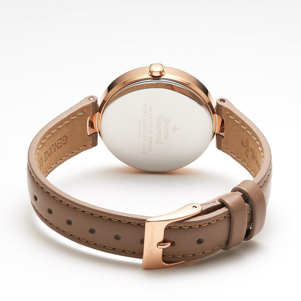 Vivienne Westwood Watch Standard ORB Pink Gold Beige Women Vivienne Westwood Watch Standard ORB Pink Gold Beige Women