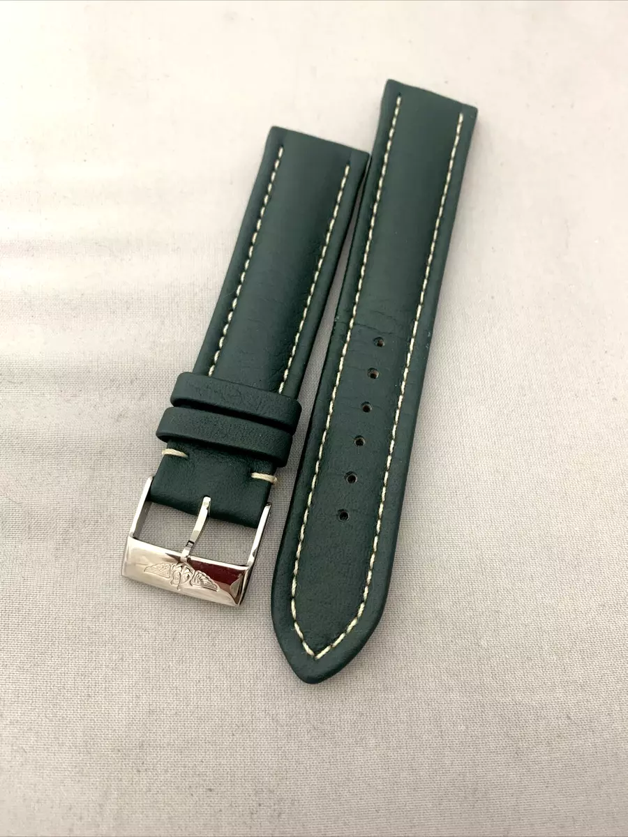 Breitling calf leather clearance strap
