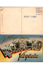 Richmond VA Postcard: Capitol & Church Multiview (67023)
