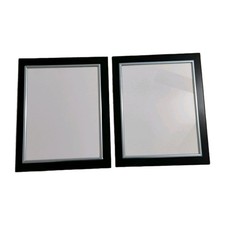 8x10 Frame Set Of 2 Black  Blue Diploma Certificate Or Picture Wall Frames