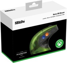 8BitDo Retro R8 Mouse with Charging Dock (Xbox Edition)