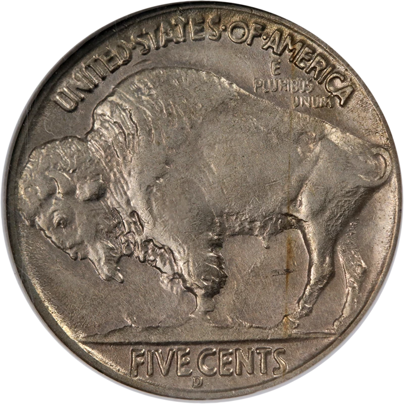1937-D Buffalo Nickel 3 Legs NGC AU58 Key Date Great Eye Appeal Nice Strike - Image 2 of 4