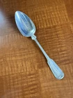 Sterling Silver Tablespoon, Old Gorham Pat. "Threaded" No Initial. Heavy,77 gm