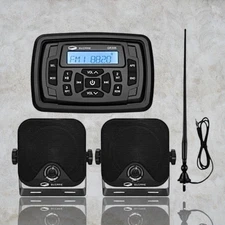Marine Stereo Bluetooth Audio System Boat Car Waterproof Radio Unit for ATV UTV