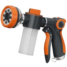 Garden Hose Nozzle,8 Patterns Hose Sprayer High Pressure,Heavy Duty Dog Wash,...