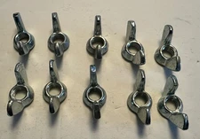 1/2” Coarse Thread Wing Nut Zinc Plated Steel Nuts Lot OF  10 pieces