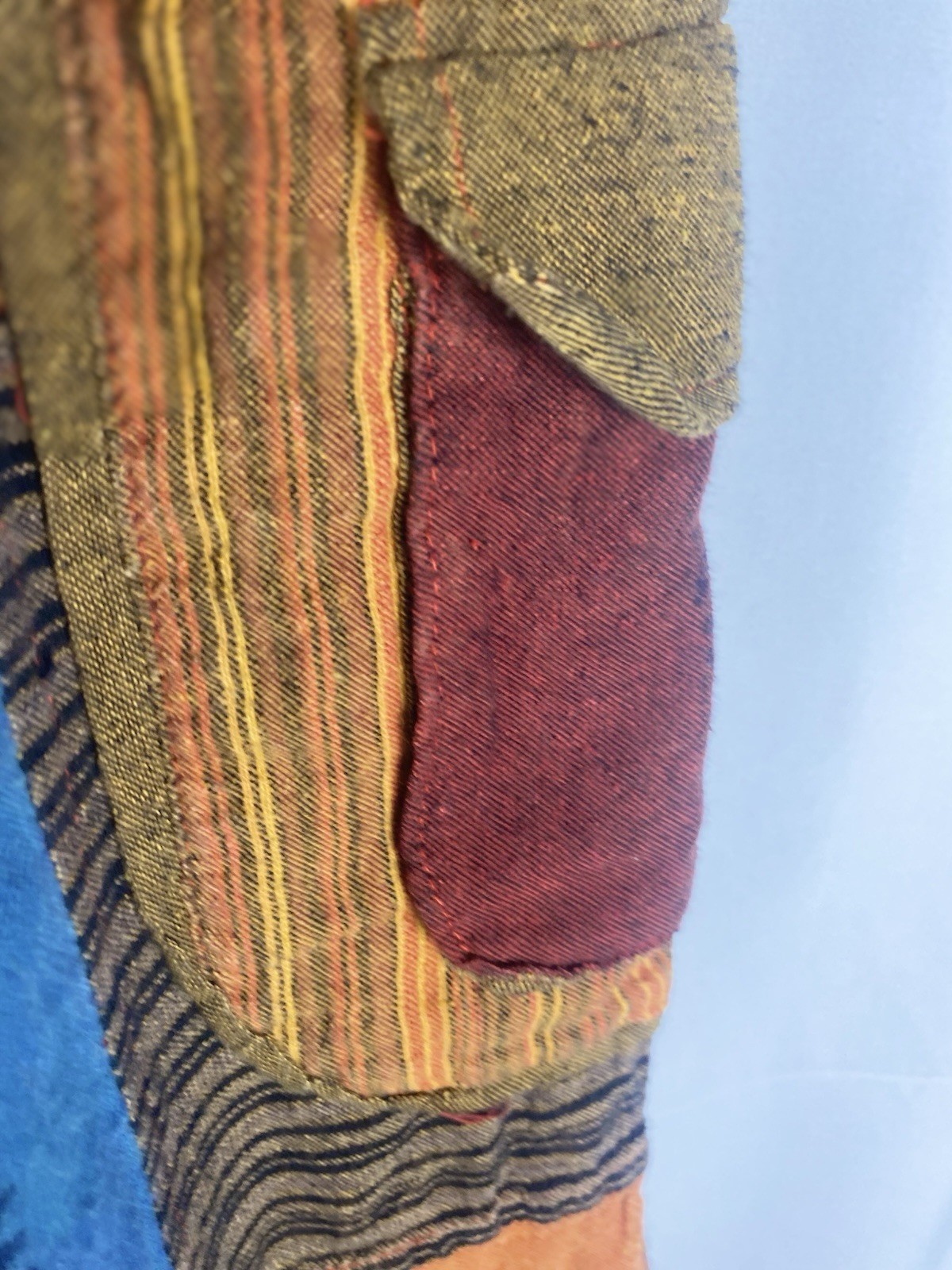 Himalayan Handmade Patchwork Pants Pockets Boho H… - image 9