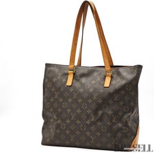 Borsa tote LOUIS VUITTON Monogram Cabas Mezzo M51151 grande marrone...