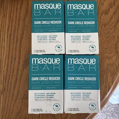4 Masque B.A.R. Dark Circle Reducer Eye Patches, 5 Pair Each