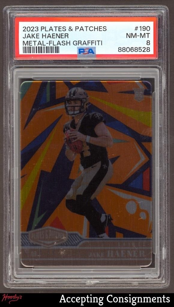 Jake Haener Panini Plates & Patches #190 Red