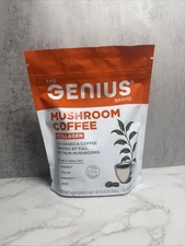 The genius brand mushroom coffee + collagen 30 servings 10.6 oz