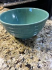 Vintage Turquoise Ringware Pottery Bauer Bowl 7." Mixing Bowl #24 USA